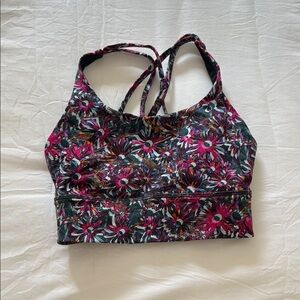 Lululemon Floral Strappy Bra
